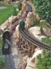 LS Shay passing  Whitcomb diesel on high line trestle.jpg