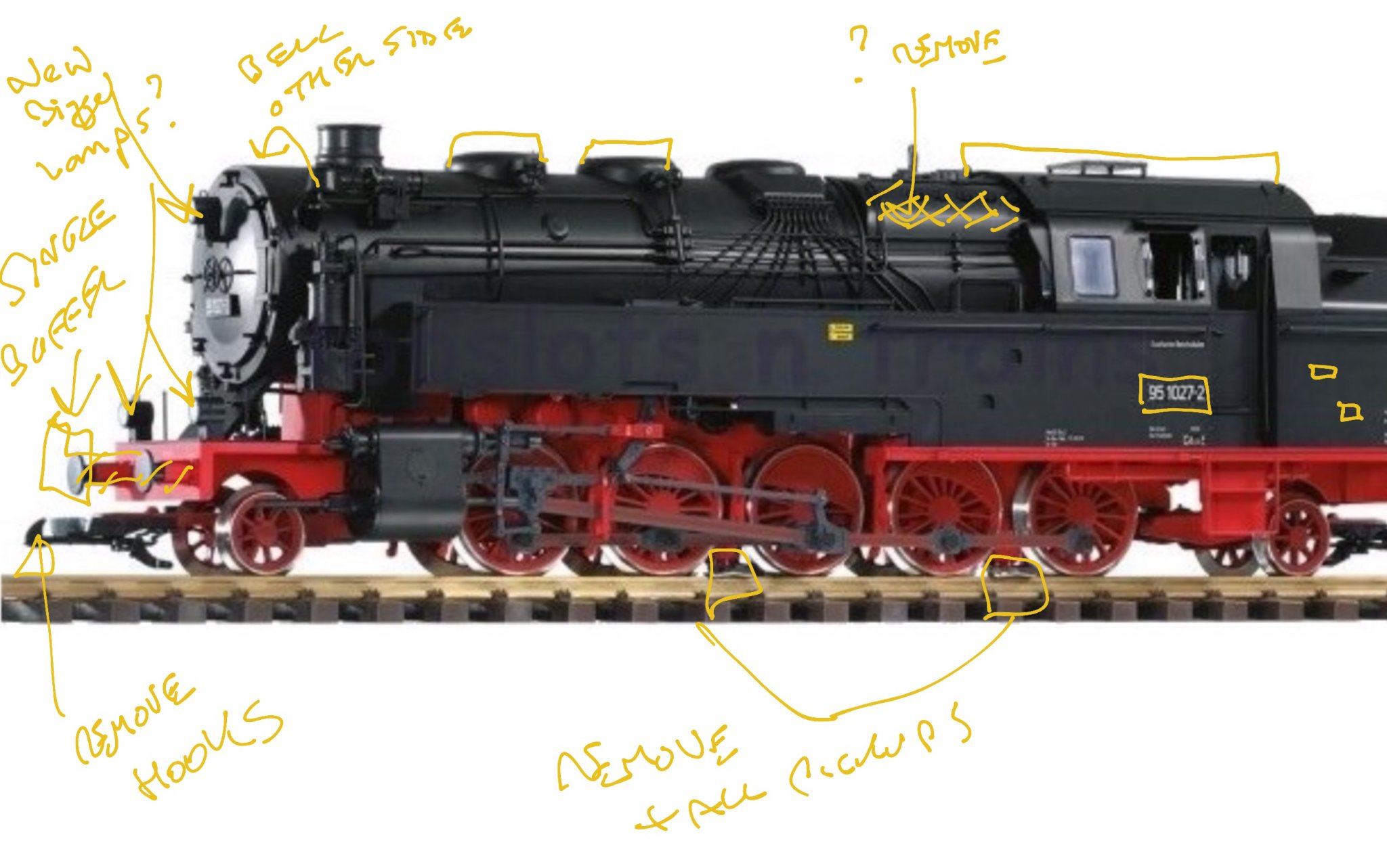 PIKO 36320 G-aggiuntivo peso zavorra per PIKO G locomotive 2 pezzi 