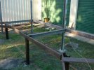 Frame work close up shed corner.JPG Frame work close up shed corner.JPG