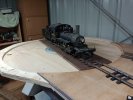 Connie on turntable after being turned.jpg