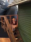 hotel, girl at the top of the stairs.JPG